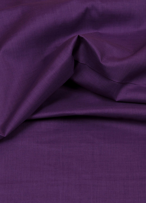 Batist -  Uni - lila - Hilco